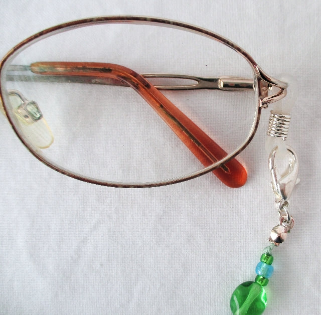 Green Beaded Eyeglass Chain - Juicybeads Jewelry