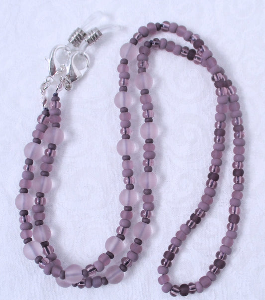 Light Purple Beaded Eyeglass Chain - juicybeads jewelry