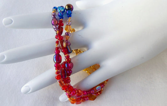 Multi Strand Beaded Bracelet - Juicybeads Jewelry