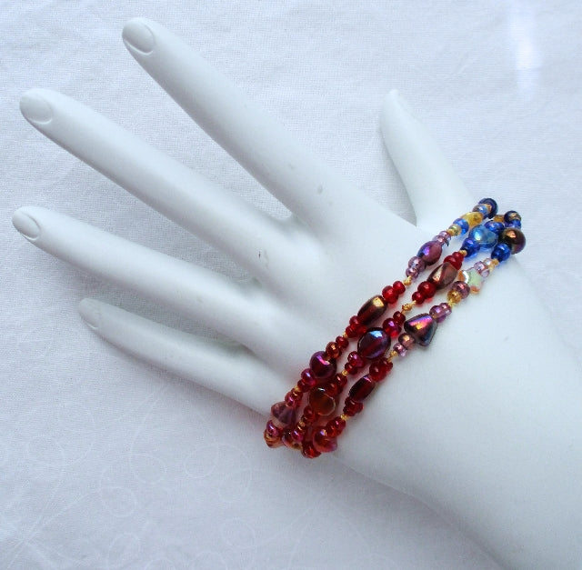 Multi Strand Beaded Bracelet - Juicybeads Jewelry