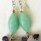 amazonite cluster drop earrings - Juicybeads Jewelry