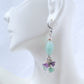 Amazonite Cluster Earrings - Juicybeads Jewelry