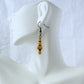 Amber Brown Beaded Earrings - Juicybeads Jewelry