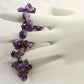 amethyst cluster chip bracelet - Juicybeads Jewelry