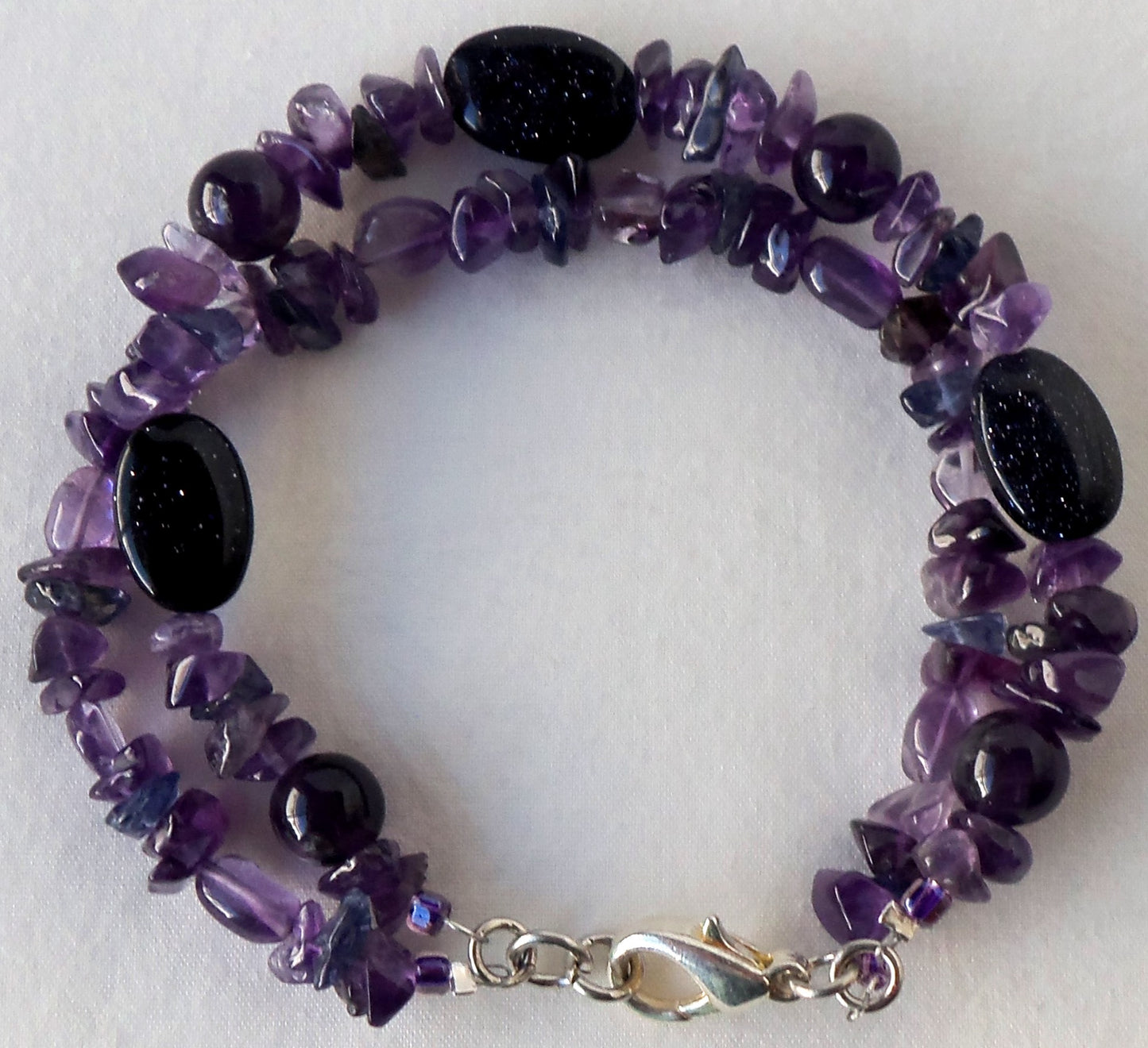 Amethyst Crystal Bracelet  - Juicybeads Jewelry