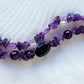Amethyst Iolite Double Strand Bracelet - Juicybeads Jewelry