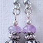 Amethyst Stack Drop Earrings - Juicybeads Jewelry