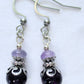 Amethyst Stack Drop Earrings - Juicybeads Jewelry