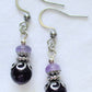 Amethyst Stack Drop Earrings - Juicybeads Jewelry