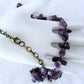 Amethyst Chip Necklace - Juicybeads Jewelry