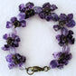 amethyst cluster bracelet - Juicybeads Jewelry 