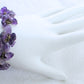 amethyst cluster bracelet - Juicybeads Jewelry 