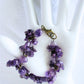 amethyst cluster bracelet - Juicybeads Jewelry 