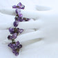 amethyst cluster bracelet - Juicybeads Jewelry 
