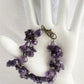 Amethyst Cluster Chip Bracelet