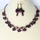 amethyst cluster chip bracelet - Juicybeads Jewelry