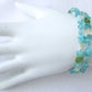 Aquamarine Wrap Bracelet - Juicybeads Jewelry