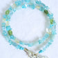 Aquamarine Wrap Bracelet