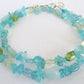 Aquamarine Wrap Bracelet - Juicybeads Jewelry