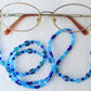 Blue Beaded Eyeglass Chain - Juicybeads Jewelry