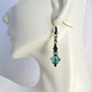 Beaded Light Blue Drop Earrings - Juicybeads Jewelry