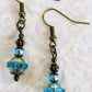 Beaded Light Blue Drop Earrings - Juicybeads Jewelry