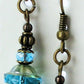 Beaded Light Blue Drop Earrings - Juicybeads Jewelry