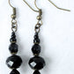 Black Deco Drop Earrings - Juicybeads Jewelry