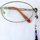 Black/Multicolor Beaded Eyeglass Chain - Juicybeads Jewelry