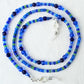 Blue & Green Beaded Eyeglass Chain - Juicybeads Jewelry