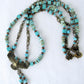 Blue Magnesite Chain Necklace - Juicybeads Jewelry
