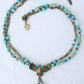 Blue Magnesite Chain Necklace - Juicybeads Jewelry