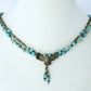 Blue Magnesite Chain Necklace - Juicybeads Jewelry