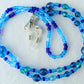 Blue Beaded Eyeglass Chain - Juicybeads Jewelry