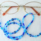 Blue Beaded Eyeglass Chain - Juicybeads Jewelry