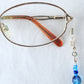 Blue Beaded Eyeglass Chain - Juicybeads Jewelry