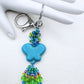 Blue Butterfly Beaded Keychain - Juicybeads Jewelry