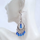Blue Chandelier Earrings - Juicybeads Jewelry
