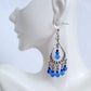 Blue Chandelier Earrings - Juicybeads Jewelry