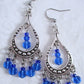 Blue Chandelier Earrings - Juicybeads Jewelry