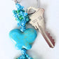 Blue & Green Butterfly Keychain - Juicybeads Jewelry