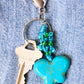Blue & Green Butterfly Keychain - Juicybeads Jewelry