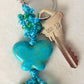 Blue & Green Butterfly Keychain - Juicybeads Jewelry