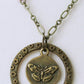 Brass Butterfly Pendant Necklace - Juicybeads Jewelry