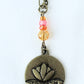 Brass lotus flower necklace - Juicybeads Jewelry