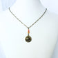 Brass lotus flower necklace - Juicybeads Jewelry