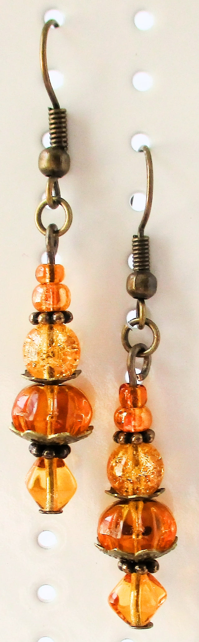 Brown Drop Earrings - Juicybeads Jewelry