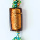 Brown & Green Beaded Keychain - Juicybeads Jewelry