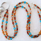 Brown Green Beaded Lanyard - Juicybeads Jewelry