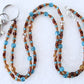 Brown Green Beaded Lanyard - Juicybeads Jewelry